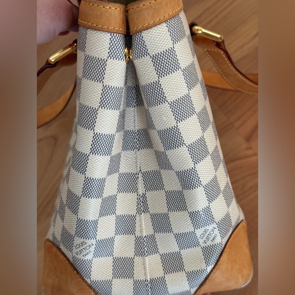 LOUIS VUITTON DAMIER AZUR HAMPSTEAD PM w/Dust Bag and Authentication, VGUC - Picture 12 of 17